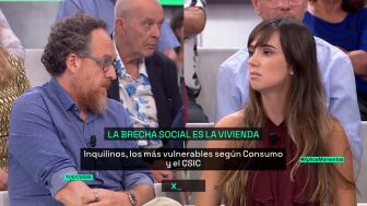 Una activista estalla contra los especuladores: "Esto se acaba con la huelga de alquileres, dejando de pagar y okupando viviendas"