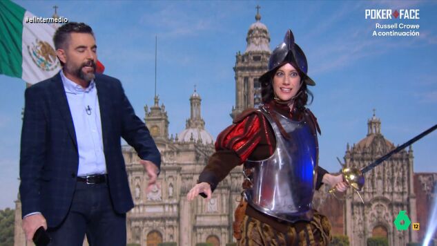El Intermedio acced&iacute;a, en 'exclusiva', gracias a la imitaci&oacute;n de Cristina Gallego, a c&oacute;mo preparaba la 'presidenta madrile&ntilde;a' su pr&oacute;ximo acto institucional en M&eacute;xico. 