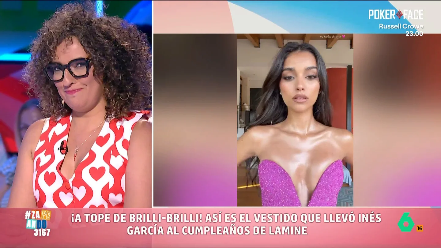 Virginia Riezu, del vestido de Inés García en el cumpleaños de Lamine Yamal: "Me recuerda a mi exnovio, corto de arriba y de abajo" Virginia Riezu, del vestido de Inés García en el cumpleaños de Lamine Yamal: "Me recuerda a mi exnovio, corto de arriba y de abajo"