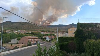 Incendio de Almonacid de la Sierra (Zaragoza)