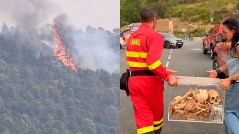 Casi 900 desalojados y la cuna de Arag&oacute;n en riesgo: el incendio de Las Pe&ntilde;as de Riglos (Huesca) cumple cinco d&iacute;as