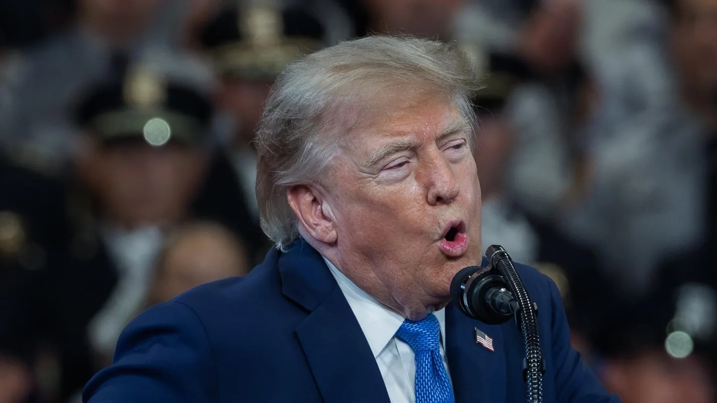 Donald Trump, presidente de Estados Unidos, durante un acto oficial. Donald Trump, presidente de Estados Unidos, durante un acto oficial.