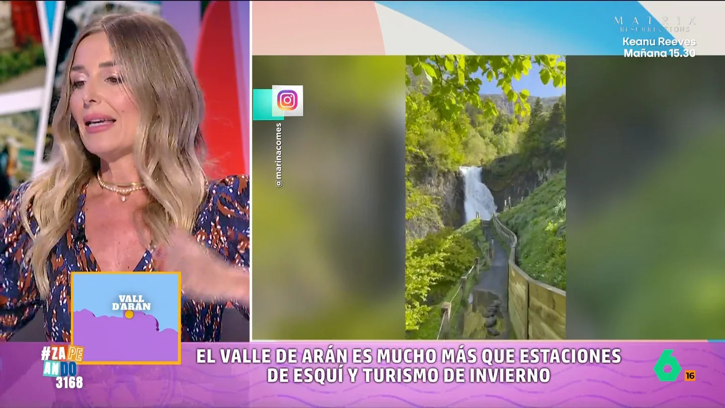 Marina Comes comparte varias curiosidades sobre el Valle de Arán, un rincón muy especial en el Pirineo catalán La creadora se confiesa una amante de esta zona que, como señala, es mucho más que una estación de esquí. Marina cuenta que es una zona con un paisaje cambiante que, además, cuenta con su propio idioma.
