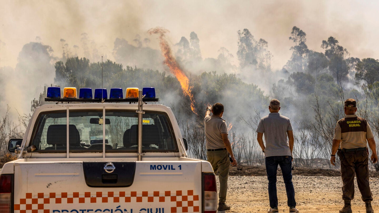 Incendio en Huelva