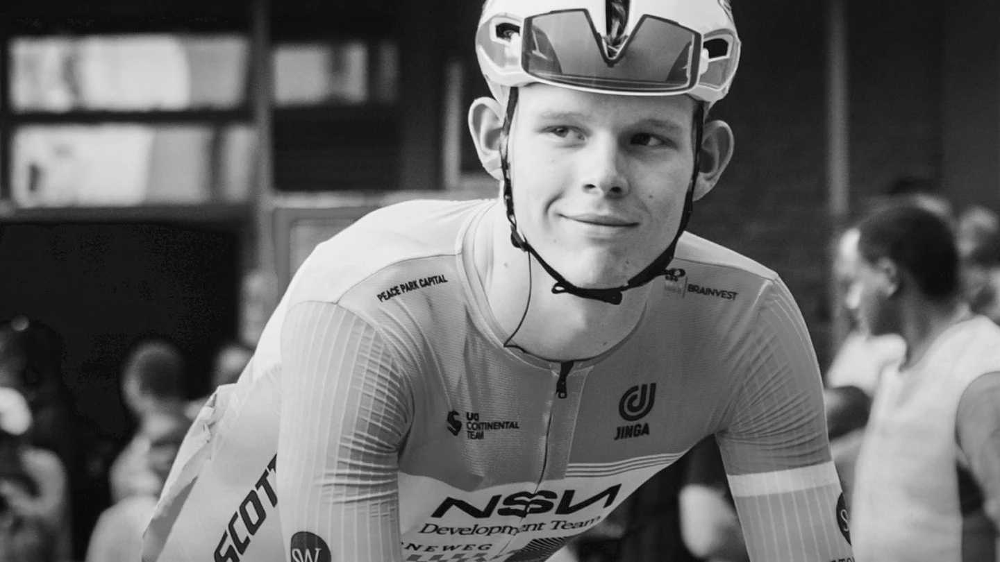 El ciclista británico Finlay Tarling. El ciclista británico Finlay Tarling.
