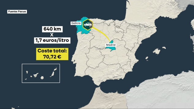 El precio del di&eacute;sel se dispara en cinco meses: pasa de 1,45 euros el litro a 1,826 mientras Espa&ntilde;a espera la rebaja de septiembre