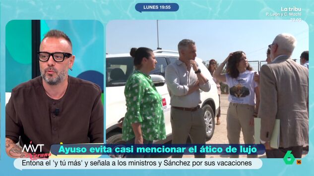 El periodista responde a las declaraciones de Jos&eacute; Luis Mart&iacute;nez-Almeida que ha afirmado que, a pesar de la pol&eacute;mica generada por el &aacute;tico de lujo comprado por la Comunidad de Madrid, "hay Ayuso para rato". 