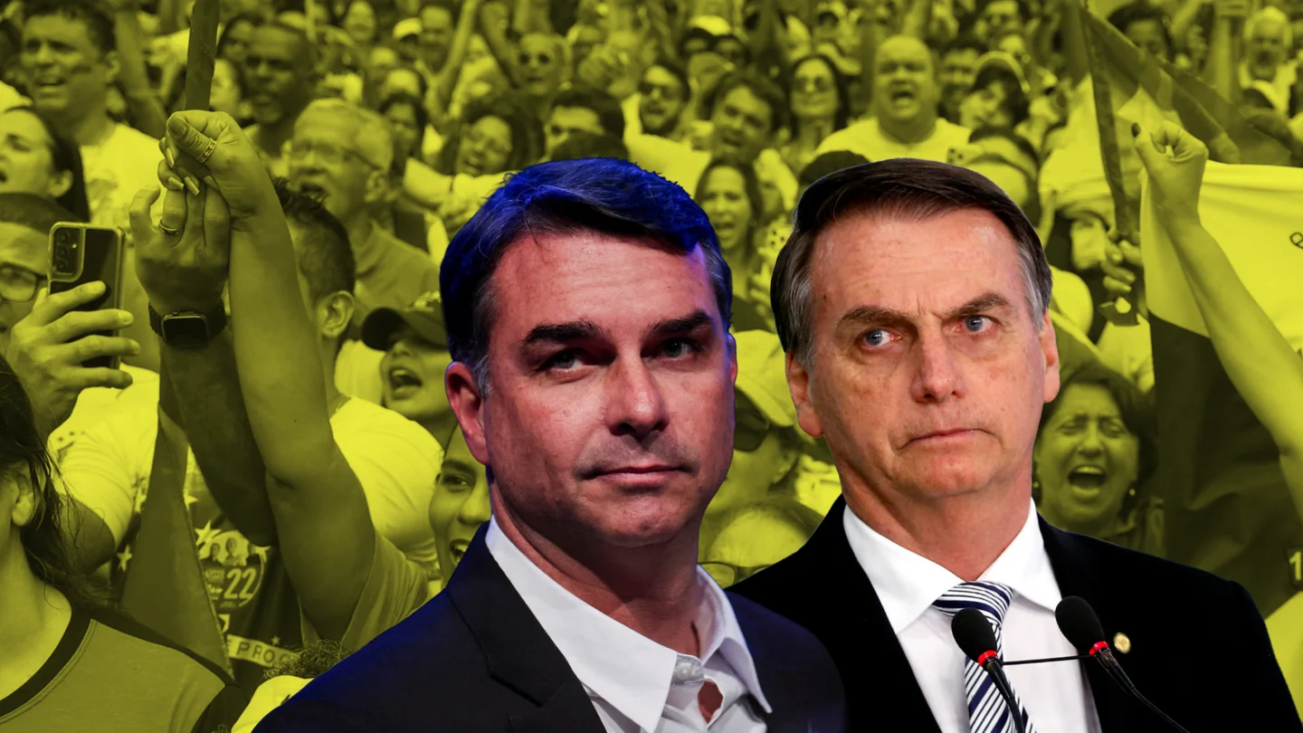 Flávio Bolsonaro sigue el legado ultra de su padre: lanza su campaña con ataques a Lula, promesa de recortes y una oferta para retirar su candidatura Flávio Bolsonaro sigue el legado ultra de su padre: lanza su campaña con ataques a Lula, promesa de recortes y una oferta para retirar su candidatura