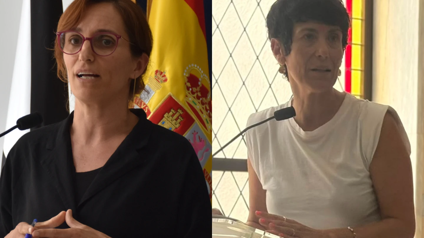 Las minsitras Mónica García y Elma Saiz. Las minsitras Mónica García y Elma Saiz.