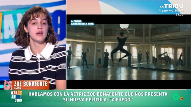 La actriz interpreta a Lola en este film en el que, como cuenta, adem&aacute;s de mucho baile tambi&eacute;n se tratan problem&aacute;ticas "serias y profundas" que afectan a la gente de su generaci&oacute;n. 