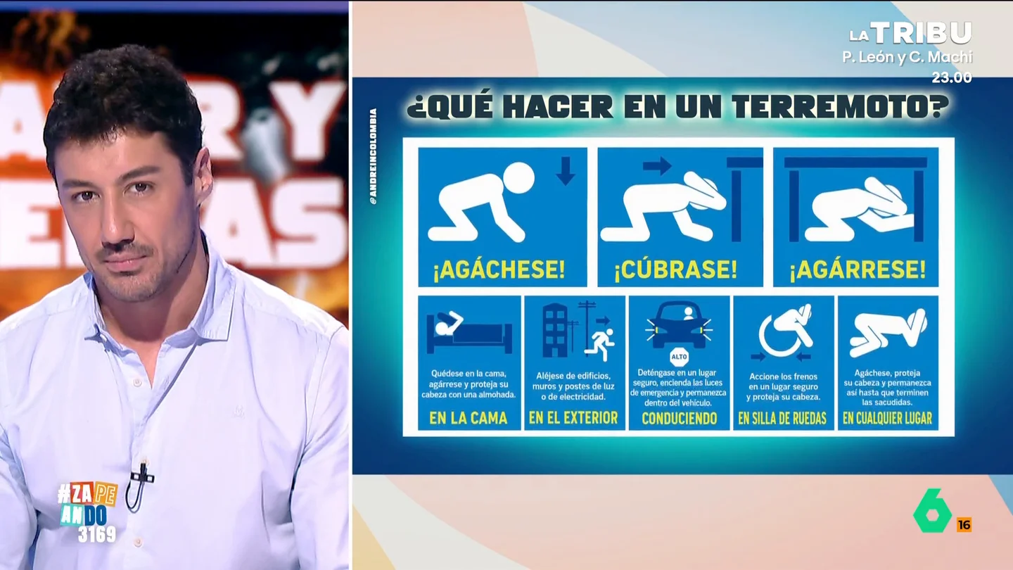 Francisco Cacho explica cómo actuar ante un terremoto como el de Granada: de no fumar a evitar llamadas poco importantes Francisco Cacho analiza el terremoto de Granada del pasado fin de semana, explica que es la zona "donde más hay de toda España" y da algunos consejos para actuar en el caso de que ocurra uno.