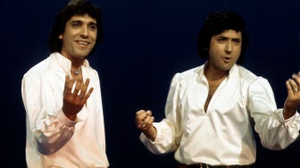 Jos&eacute; y Delf&iacute;n Amaya en un concierto