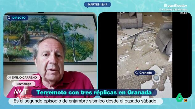 El sism&oacute;logo Emilio Carre&ntilde;o explica en M&aacute;s Vale Tarde que "por la historia s&iacute;smica de Andaluc&iacute;a, no tenemos terremotos tan grandes como los que podemos ver en los medios de comunicaci&oacute;n de otros pa&iacute;ses".