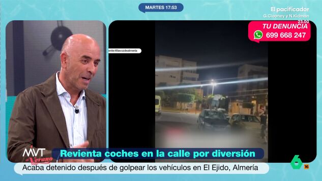 "Hay que ser muy tonto para cometer un acto delictivo, grabarte y publicarlo", se&ntilde;ala el abogado Juan Manuel Medina, que explica en qu&eacute; casos el seguro cubre actos como los de un joven que destrozaba coches en la calle por diversi&oacute;n.