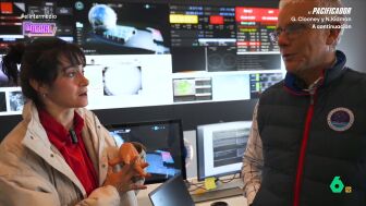 La reportera viajaba hasta La Palma para conocer, desde dentro, el Observatorio del Roque de los Muchachos. Ah&iacute;, charlaba con Javier Herrera, responsable del observatorio, Romano Corradi, director del telescopio. 