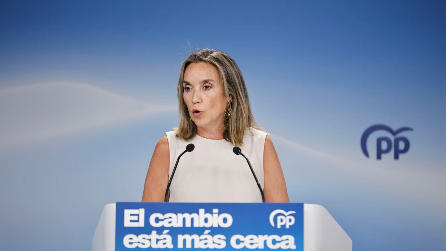 Rueda de prensa de la vicesecretaria de Regeneración Institucional del PP, Cuca Gamarra Rueda de prensa de la vicesecretaria de Regeneración Institucional del PP, Cuca Gamarra