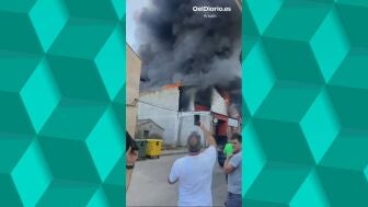 Dos muertos por el incendio en un taller de Calatorao (Zaragoza): son un bombero y un trabajador