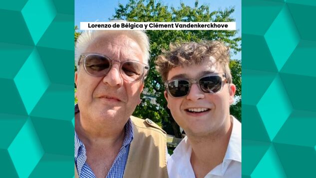 Lorenzo de B&eacute;lgica y su hijo Cl&eacute;ment Vandenkerckhove, nuevo pr&iacute;ncipe de B&eacute;lgica