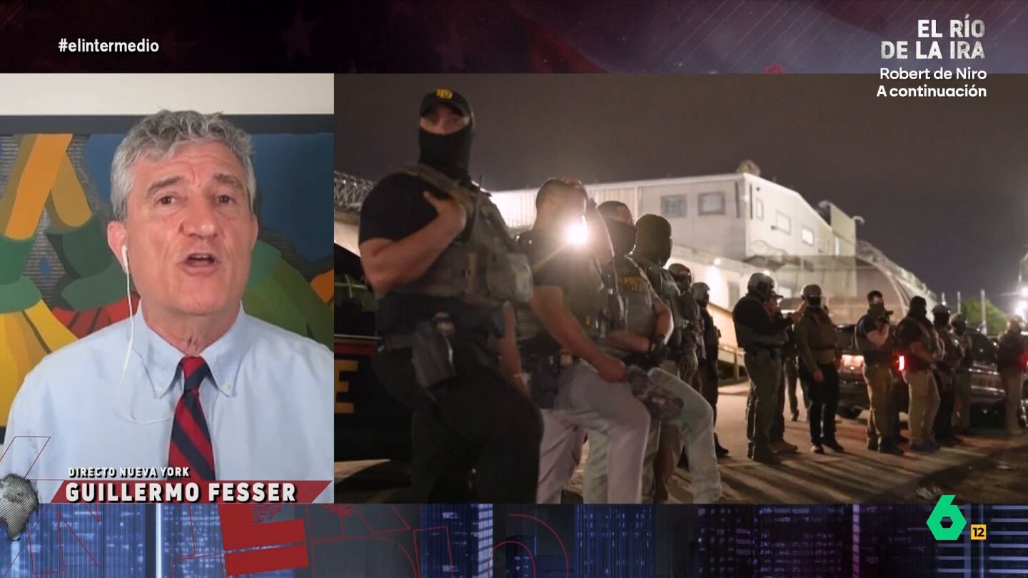 El corresponsal conectaba con El Intermedio para hablar sobre la polic&iacute;a migratoria de Estados Unidos y la protesta ocurrida en un centro de detenci&oacute;n situado en Nueva Jersey. 