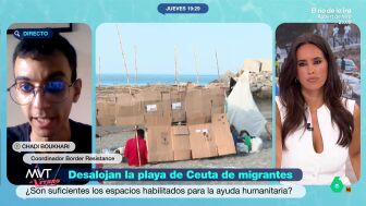 Chadi Boukhari, coordinador de Border Resistance, valora en M&aacute;s Vale Tarde el traslado de los migrantes de la playa del Trampol&iacute;n a las carpas instaladas por el Ej&eacute;rcito y afirma que esto "hay que hacerlo antes porque hay mucha gente que lo necesita".