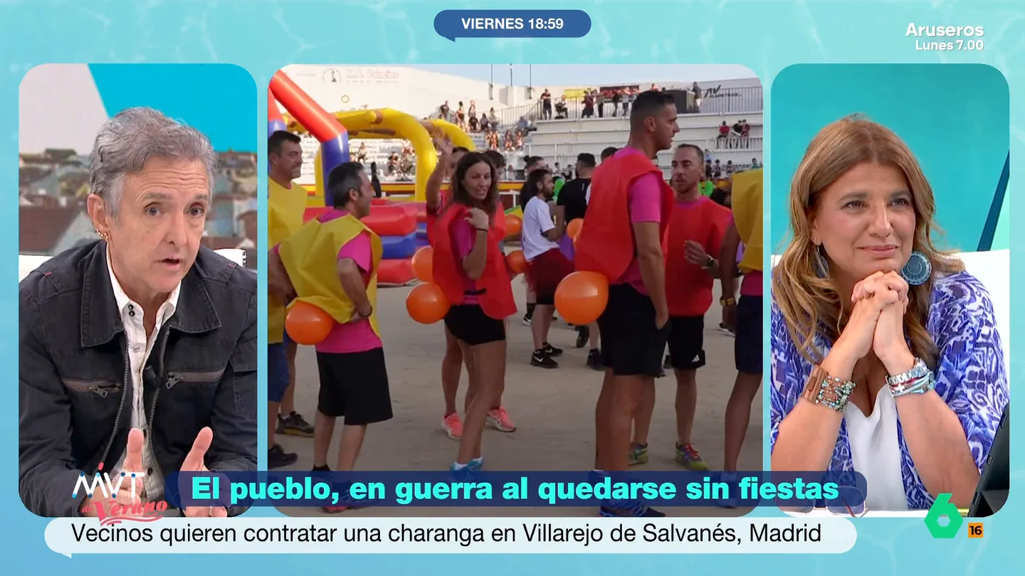 Ramoncín aconseja al alcalde de Villarejo de Salvanés tras aplazar las fiestas Villarejo de Salvanés se ha quedado sin fiestas tras decidir el Ayuntamiento aplazarlas. Ante el enfado de los vecinos y unas próximas elecciones, Ramoncín recomienda al alcalde "descontarles el impuesto municipal", porque "ahora resulta que van a pagar dos veces la fiesta".