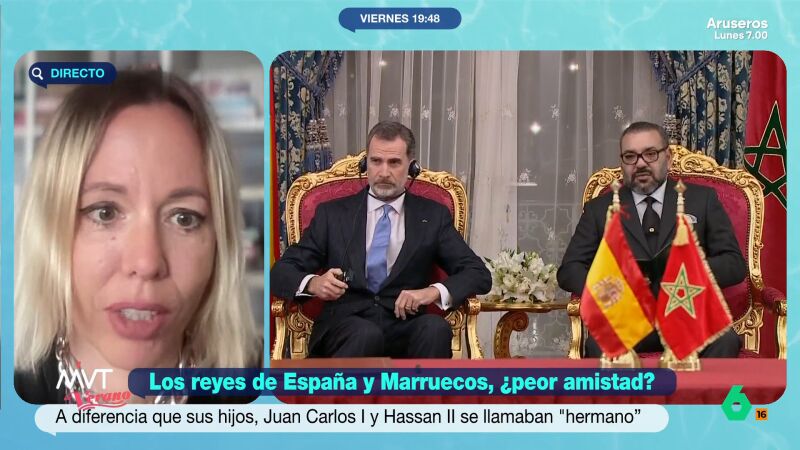 Ana Polo explica c&oacute;mo es la relaci&oacute;n entre Felipe VI y el rey de Marruecos: "Son personalidades muy distintas"
