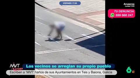 Los vecinos de Teis y Baiona protestan arreglando sus propios barrios: "Como el mantenimiento no da votos, no se hace" Pintando pasos de peatones o arreglando los socavones del pavimento. Los vecinos de Teis y Baiona, en Vigo, se han cansado de sus Ayuntamientos y denuncian la pasividad en el mantenimiento de sus barrios.