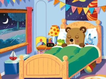 Detalle de la portada de 'Osito Tito: &iexcl;buenas noches!'