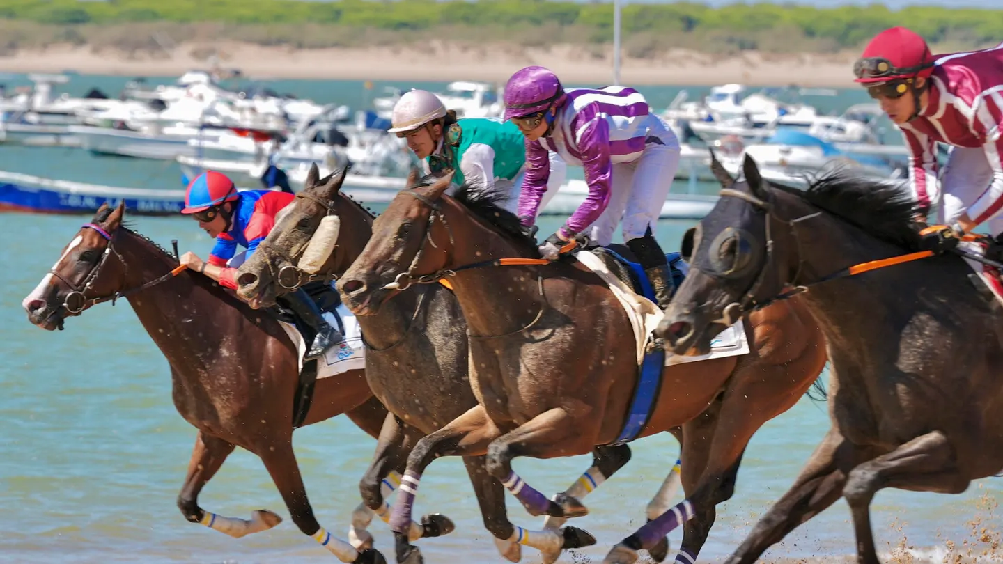 Carrera de caballos en Sanlúcar de Barrameda Carrera de caballos en Sanlúcar de Barrameda