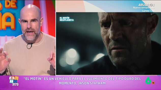 Alberto Rey ha podido ver 'El mot&iacute;n', la &uacute;ltima pel&iacute;cula de Jason Statham y lo tiene claro: "Es exactamente lo que te imaginas, porque si algo te da Jason Statham es garant&iacute;a de que lo que ves, es lo que hay".