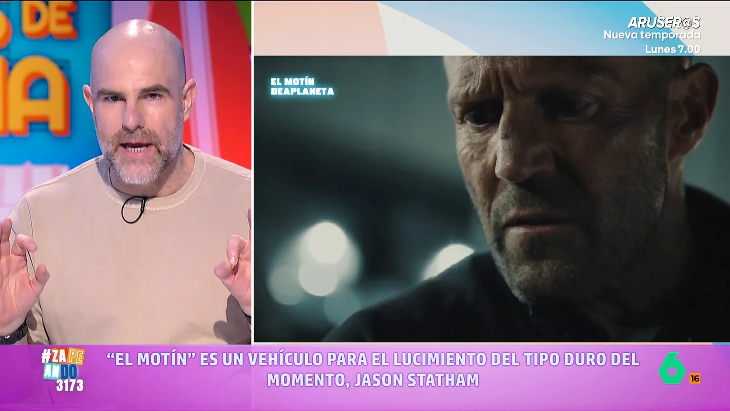 Alberto Rey sentencia las películas de Jason Statham Alberto Rey ha podido ver 'El motín', la última película de Jason Statham y lo tiene claro: "Es exactamente lo que te imaginas, porque si algo te da Jason Statham es garantía de que lo que ves, es lo que hay".