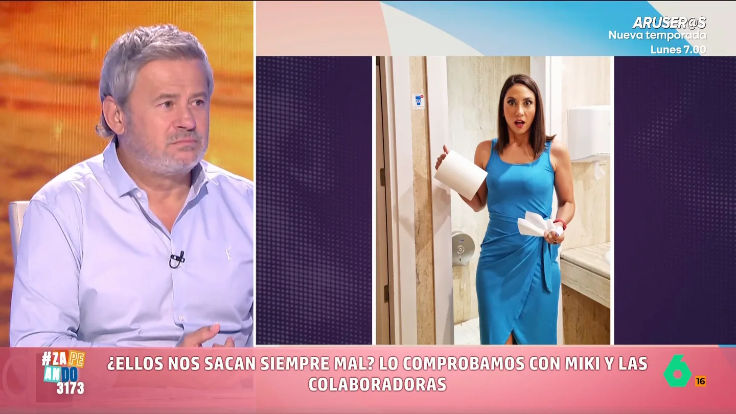 ¿Los hombres siempre sacan mal en las fotos? Zapeando lo comprueba con Miki Nadal y las colaboradoras Muchas chicas se quejan de que cuando les hacen una foto a sus parejas, siempre salen favorecidos mientras que, si son ellos los fotógrafos, ellas salen fatal. Pero ¿es esto algo habitual?