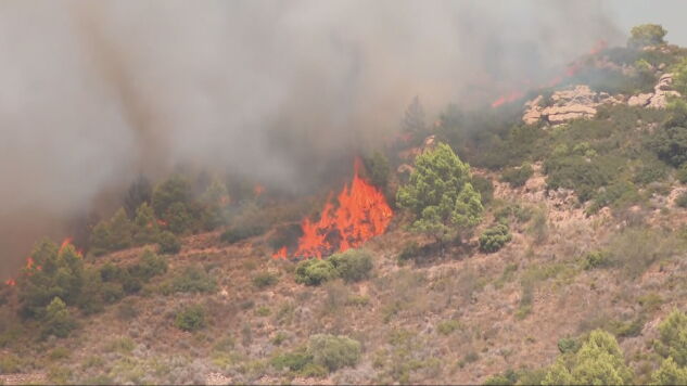 Incendio de Segorbe (Castell&oacute;n).