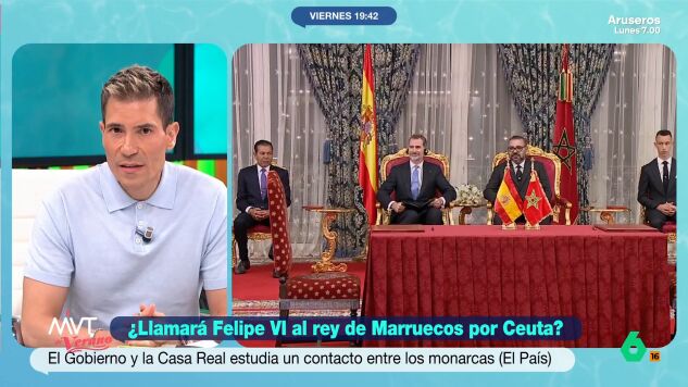 El periodista indica que el monarca no podr&iacute;a visitar la ciudad aut&oacute;noma si el Gobierno no lo autoriza. Adem&aacute;s, indica, que no se est&aacute; dando el contexto "m&aacute;s apropiado" para hacerlo. 