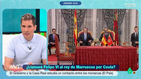El periodista indica que el monarca no podr&iacute;a visitar la ciudad aut&oacute;noma si el Gobierno no lo autoriza. Adem&aacute;s, indica, que no se est&aacute; dando el contexto "m&aacute;s apropiado" para hacerlo. 