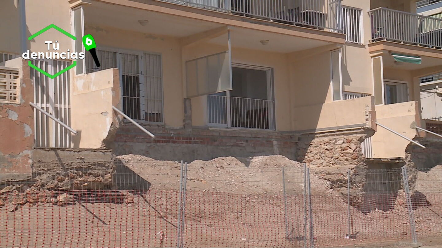 Imagen del estado de una casa en Tavernes de la Valldigna (Valencia)
