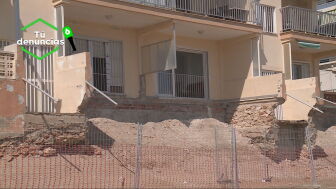 Imagen del estado de una casa en Tavernes de la Valldigna (Valencia)