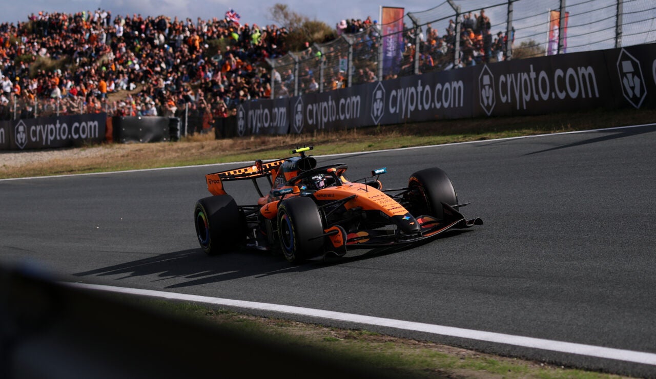 Lando Norris en el GP de Pa&iacute;ses Bajos