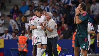 Carlos Esp&iacute; y Jos&eacute; Mourinho 