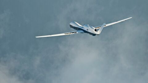 El dron estadounidense MQ-4C Triton.