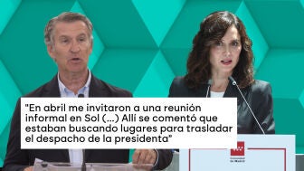 Feij&oacute;o ante el &aacute;tico de Ayuso: reconoce saber desde abril del "traslado temporal" y que habr&aacute; "que explicar por qu&eacute; se compr&oacute; un local que no puede ser oficina"