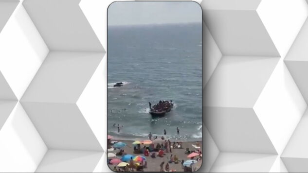 Patera en las costas de Cartagena