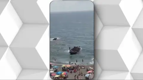 Patera en las costas de Cartagena Patera en las costas de Cartagena