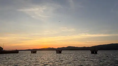 Atardecer en la Ría de Vigo Atardecer en la Ría de Vigo