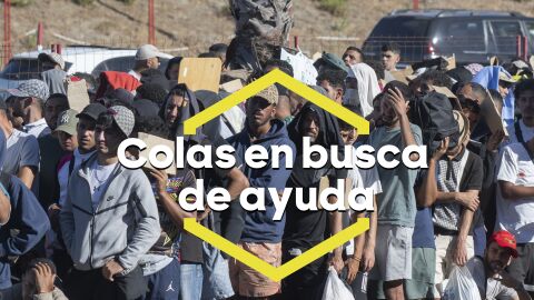 Colas en busca de ayuda