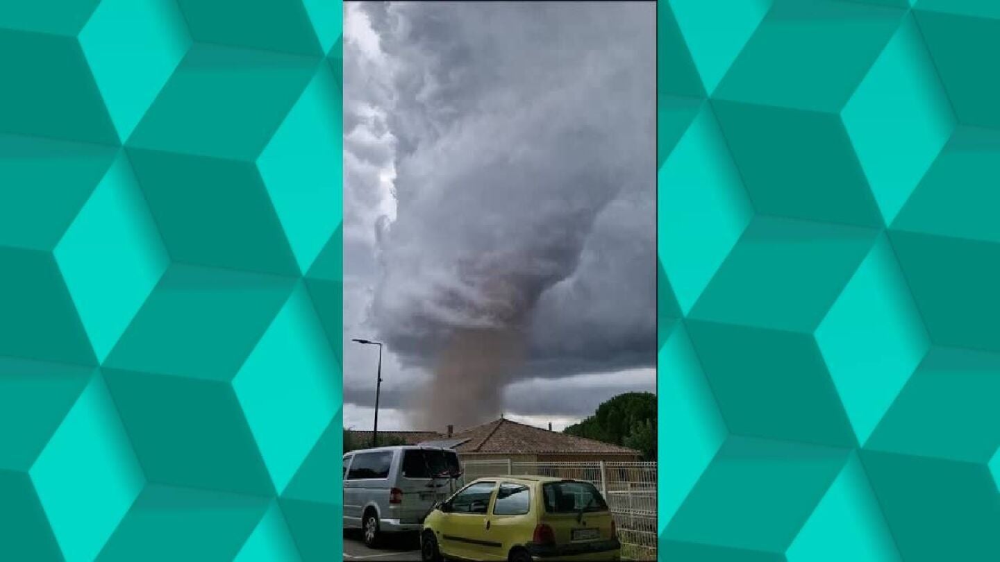 Al menos 26 heridos por el paso de un tornado que azota el sur de Francia