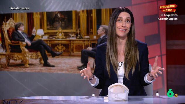 En pleno coqueteo entre PP y Junts para una posible moci&oacute;n de a contra Pedro S&aacute;nchez, M&iacute;riam Nogueras, imitada por Cristina Gallego, desvelaba c&oacute;mo ser&iacute;a una hipot&eacute;tica reuni&oacute;n de Feij&oacute;o con Puigdemont en Waterloo.