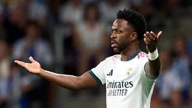 Vinicius durante el Espanyol - Real Madrid Vinicius durante el Espanyol - Real Madrid