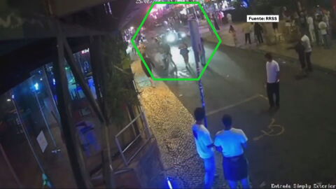 Momento del atropello en Portugal