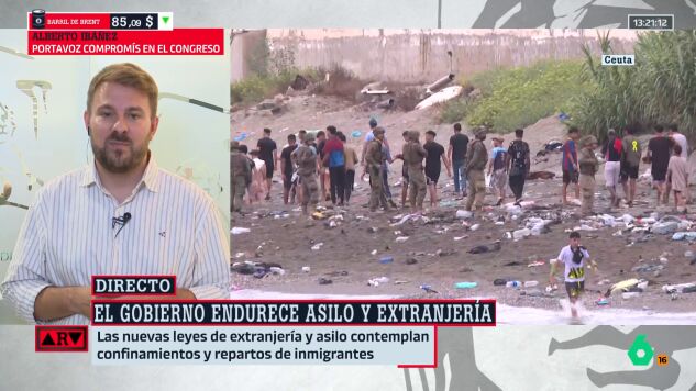 Alberto Ib&aacute;&ntilde;ez (Comprom&iacute;s), sobre la crisis de Ceuta: "El PSOE sigue sin querer asumir la gravedad de lo que ha pasado y sin nombrar al rey de Marruecos"